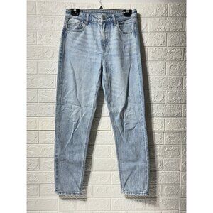 American Eagle STRIGID Mom Jean Women's Size 4 Regular Light Blue